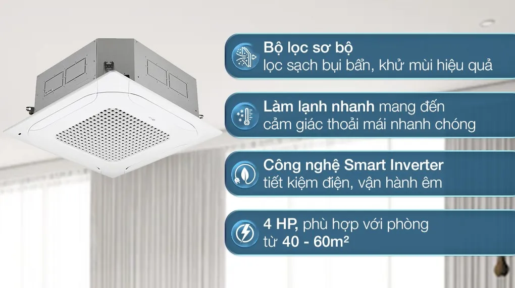 Điều Hoà Âm Trần Cassette LG ZTNQ36GNLA0