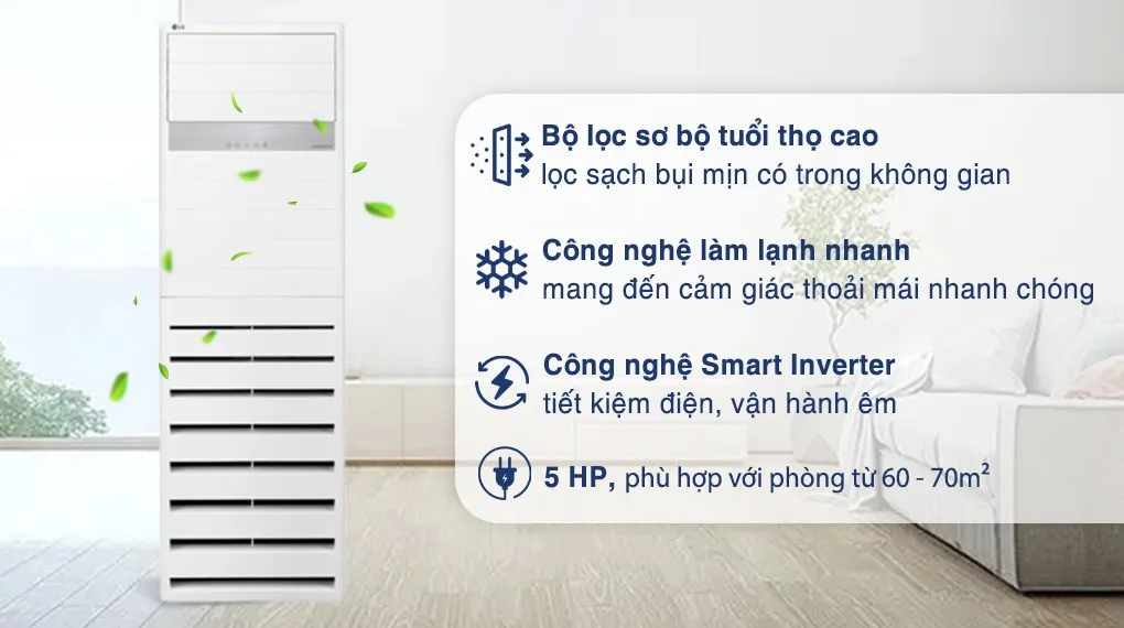 Điều hòa tủ đứng LG 48000BTU ZPNQ48GT3A0