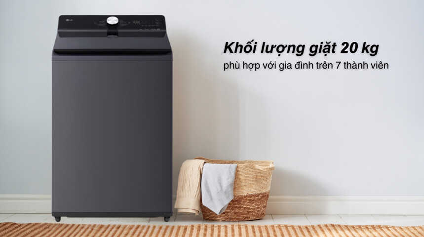 Máy giặt lồng đứng LG 20kg T2520AX7G