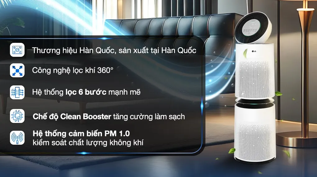 Máy lọc không khí LG AS10GDWH0