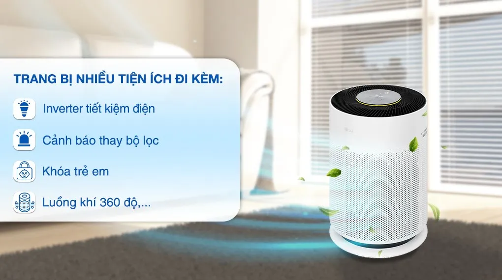 Máy lọc không khí LG AS60GHWG