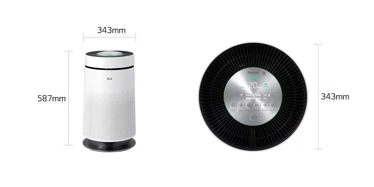 Máy lọc không khí LG AS65GDWH0