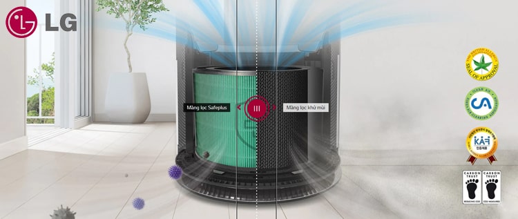 Máy lọc không khí LG AS65GDWH0