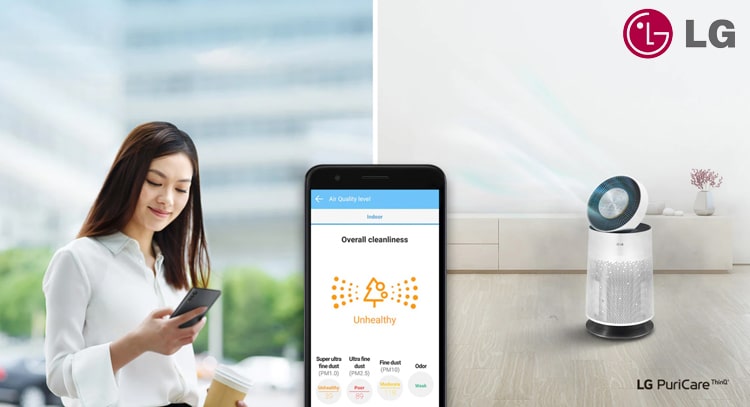 Máy lọc không khí LG AS65GDWH0