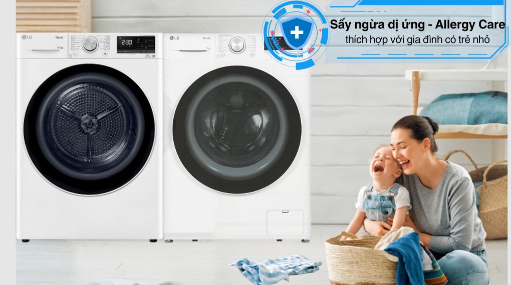 Máy sấy LG 10.5 Kg DVHP50W