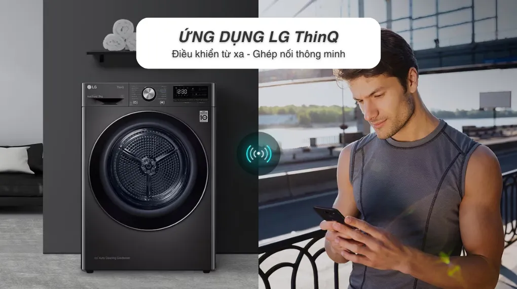 Máy sấy LG 10.5 kg DVHP50M