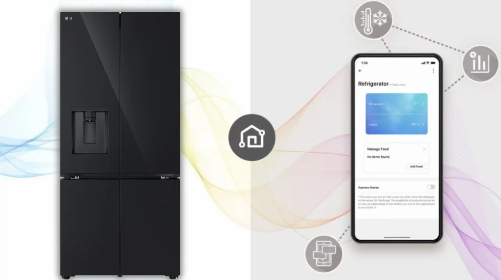 Tủ lạnh LG 607 lít LFD61BLGA