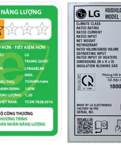 Tủ lạnh LG 666L LFB66BLMI
