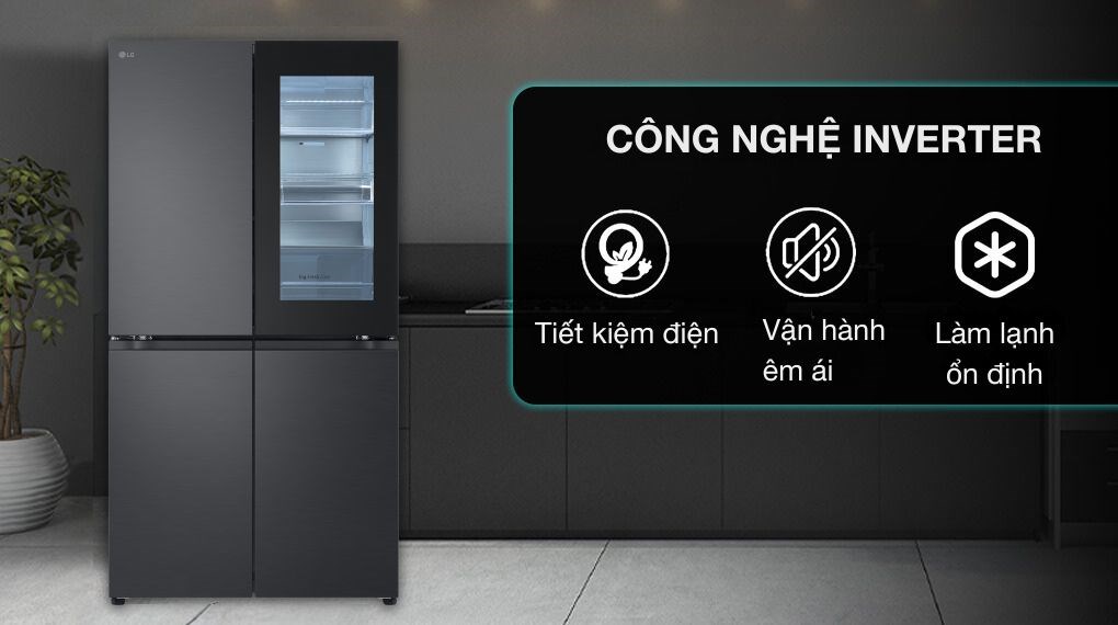 Tủ lạnh LG 666L LFB66BLMI