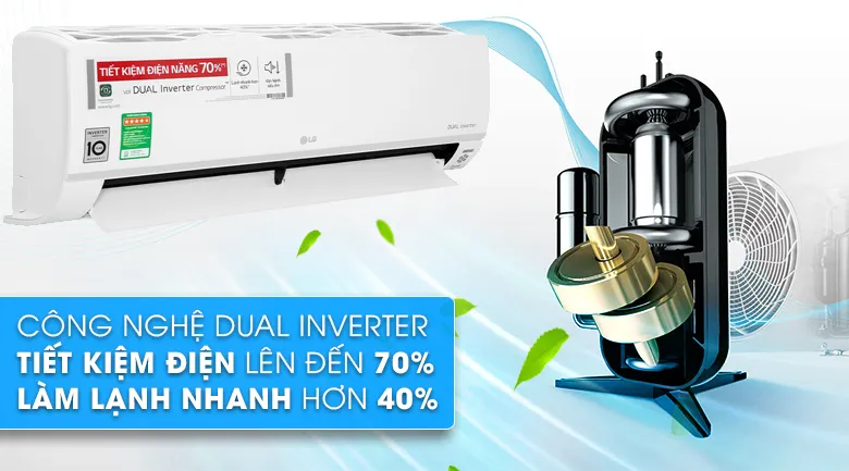 Điều hòa LG 1 chiều V13API1 12000BTU inverter