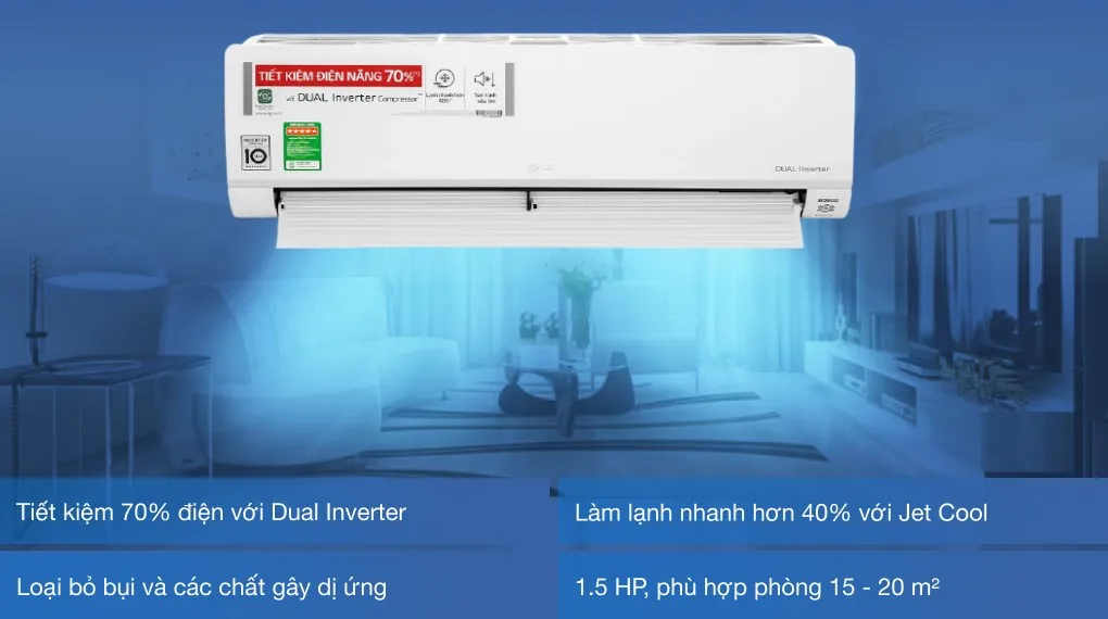 Điều hòa LG 1 chiều V13API1 12000BTU inverter
