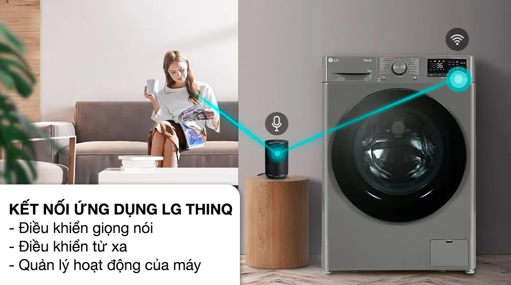 Máy giặt LG AI DD Inverter 10 kg FV1410S4M1
