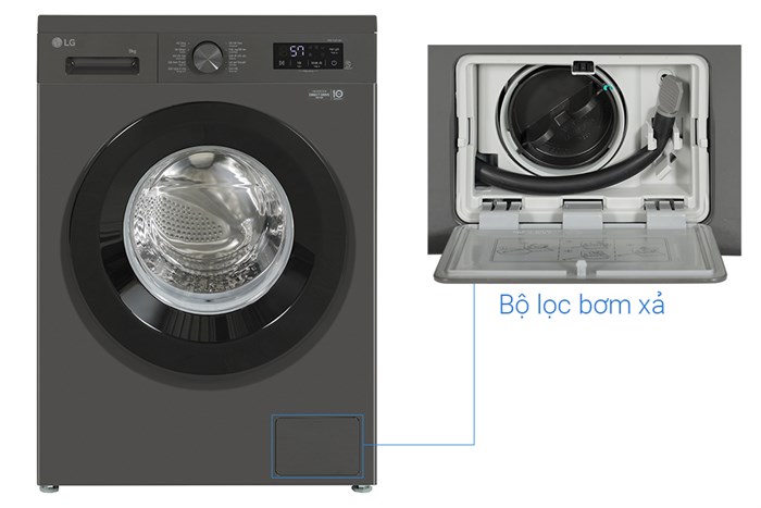 Máy giặt LG AI DD Inverter 9 kg FB1209S6M