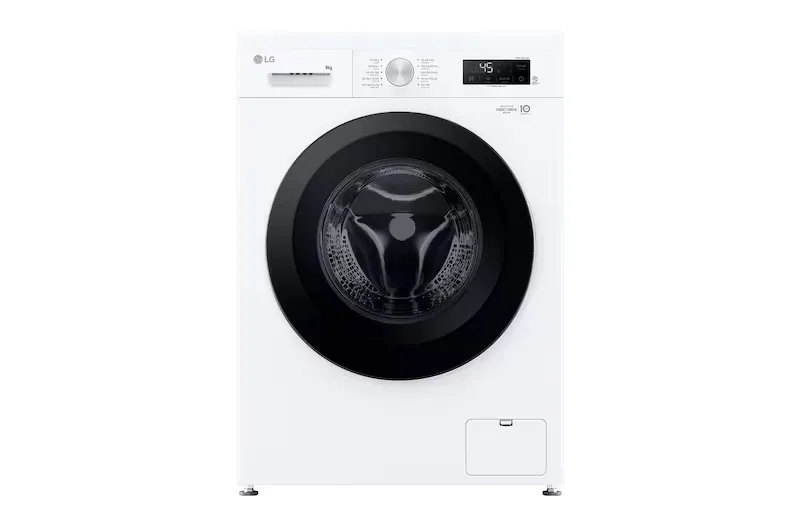 Máy giặt lồng ngang LG AI DD™ 9kg trắng FB1209S6W1
