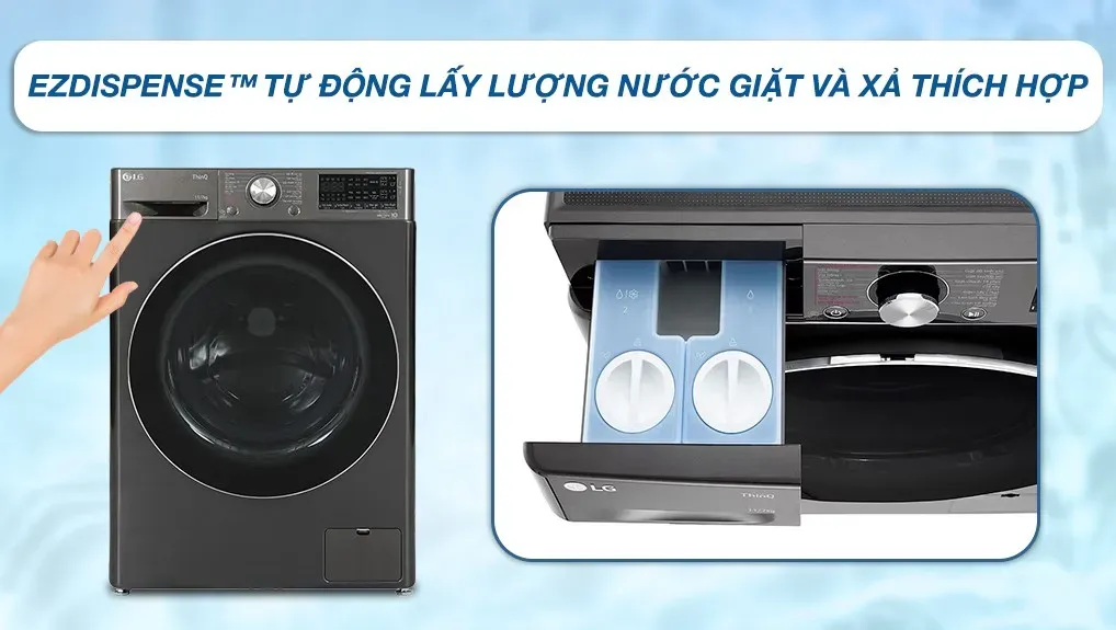 Máy giặt sấy LG Inverter giặt 11 kg - sấy 7 kg FV1411H3BA