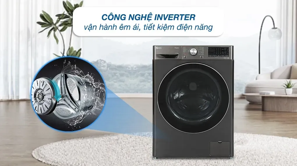Máy giặt sấy LG Inverter giặt 11 kg - sấy 7 kg FV1411H3BA