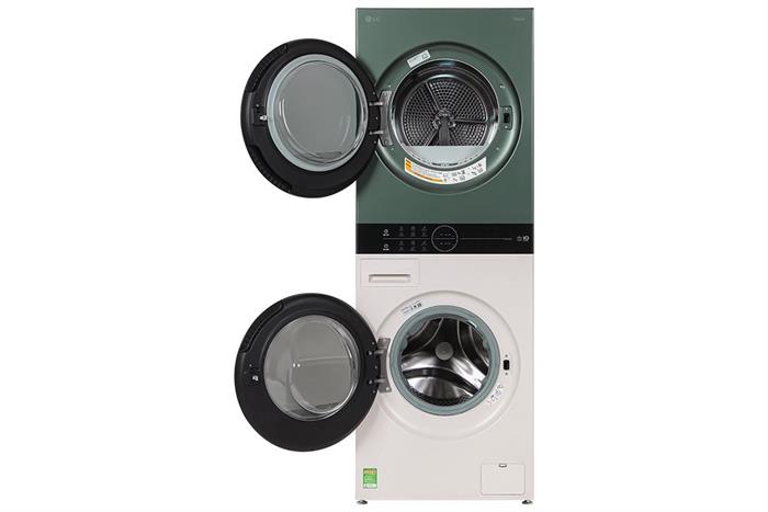 Tháp giặt sấy LG WashTower Inverter 14/10kg WT1410NHEG